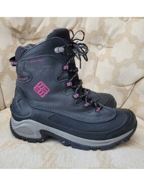COLUMBIA WATERPROOF WINTER BOOTS ARCTIC TRIP OMNI HEAT LACE UP HIKING BLACK 10